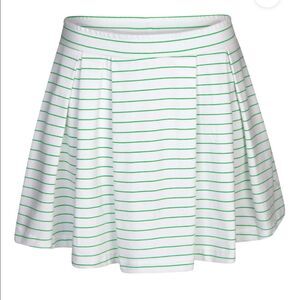 Green Striped Women's Skirt